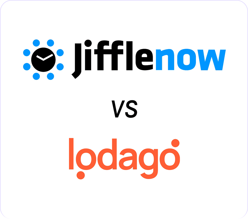 Lodago dashboard versus Jifflenow comparison preview
