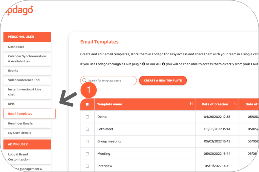 1 - Share email templates