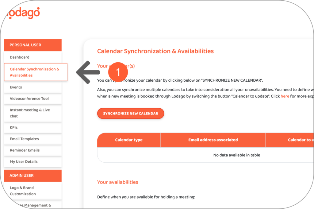 1 - Synchronize multiple calendar
