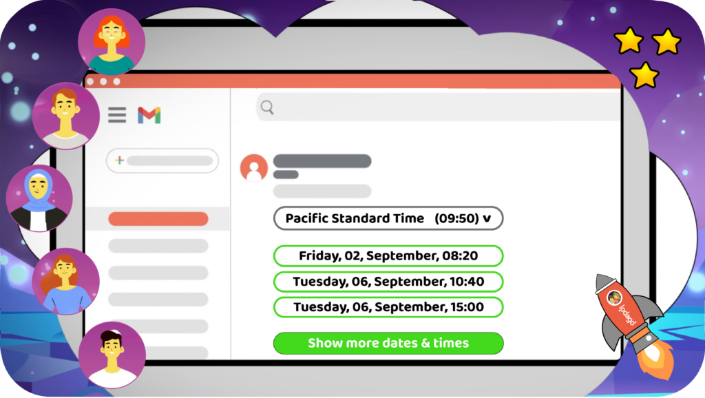 Online appointment scheduling, CalMail