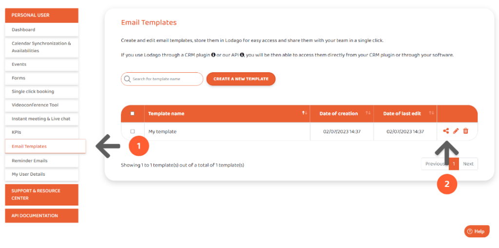 Email templates